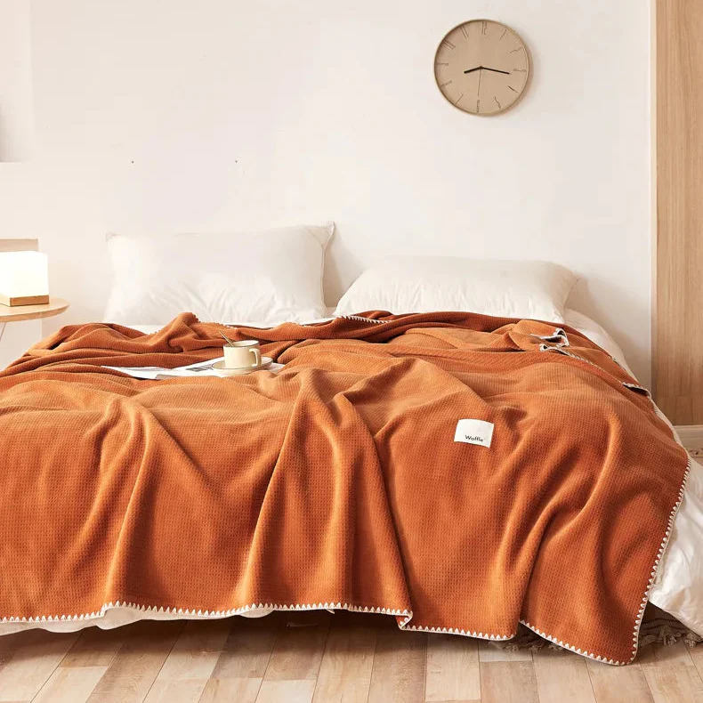 Arden Waffle Knit Blanket - Image 3