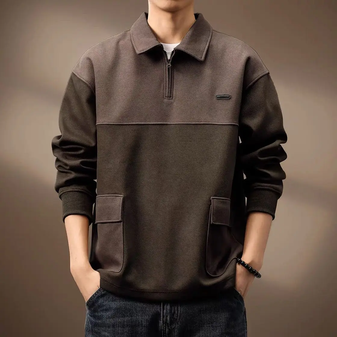 Arlo Prime Long-Sleeve Polo Shirt - Image 4