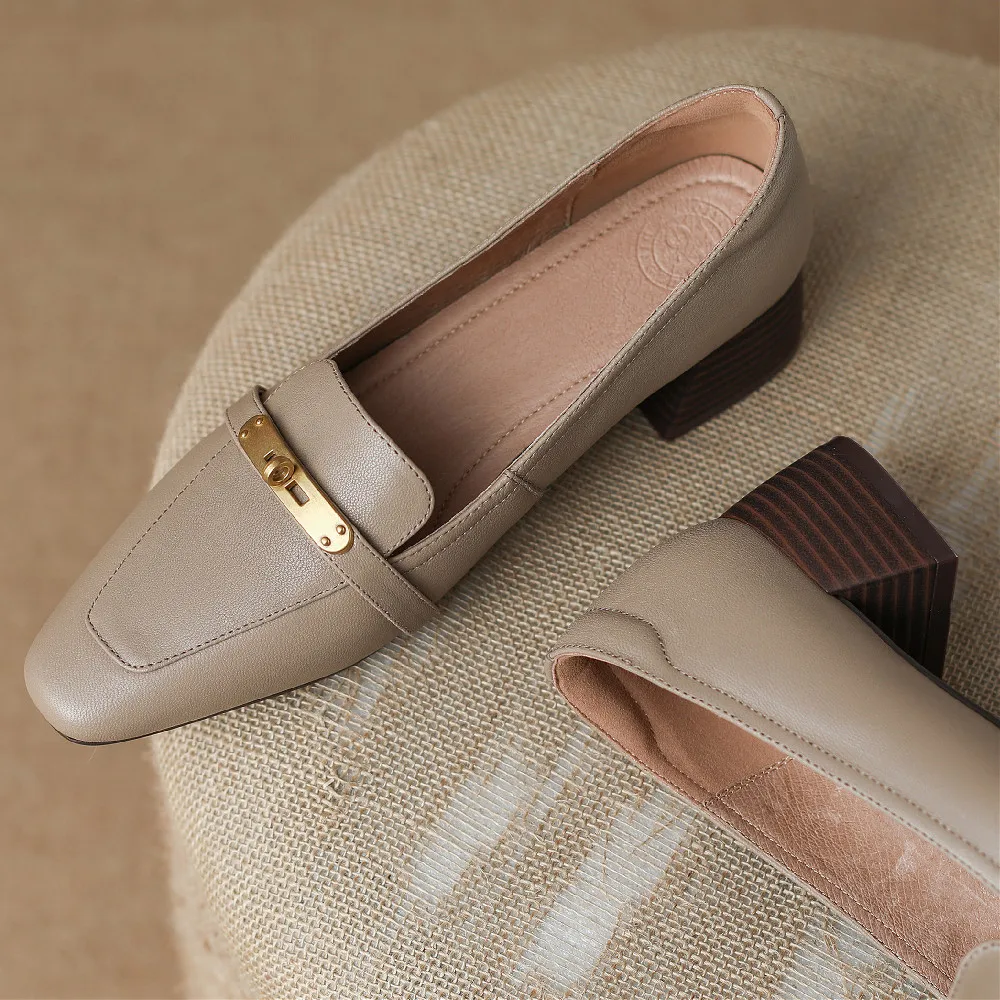 Aveline Genuine Leather Heels - Image 11