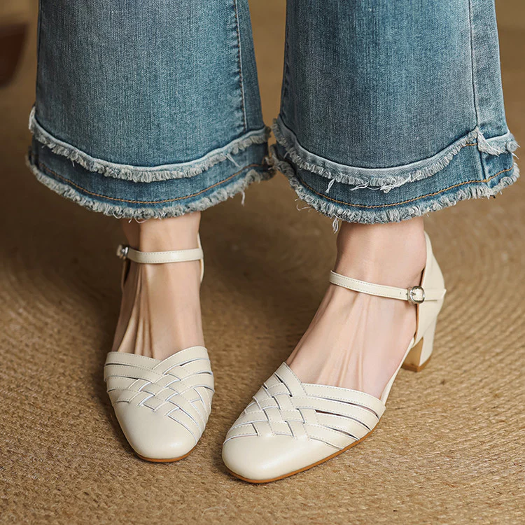 Avora Genuine Leather Heels - Image 2