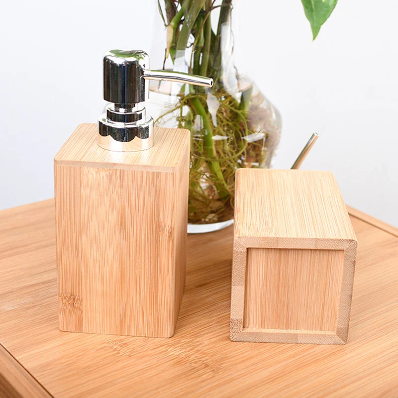 Bamboo Soap Dispenser - Image 4