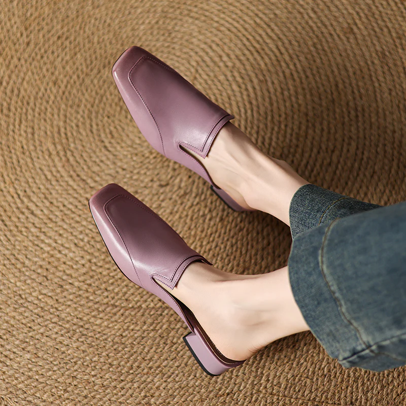 Bellesa Leather Mules - Image 4