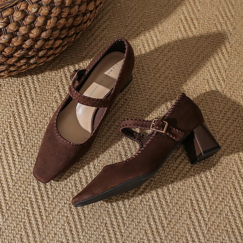 Capri Suede Heels - Image 11
