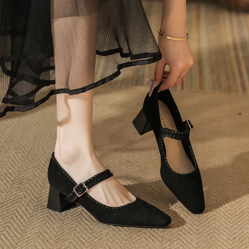 Capri Suede Heels - Image 6