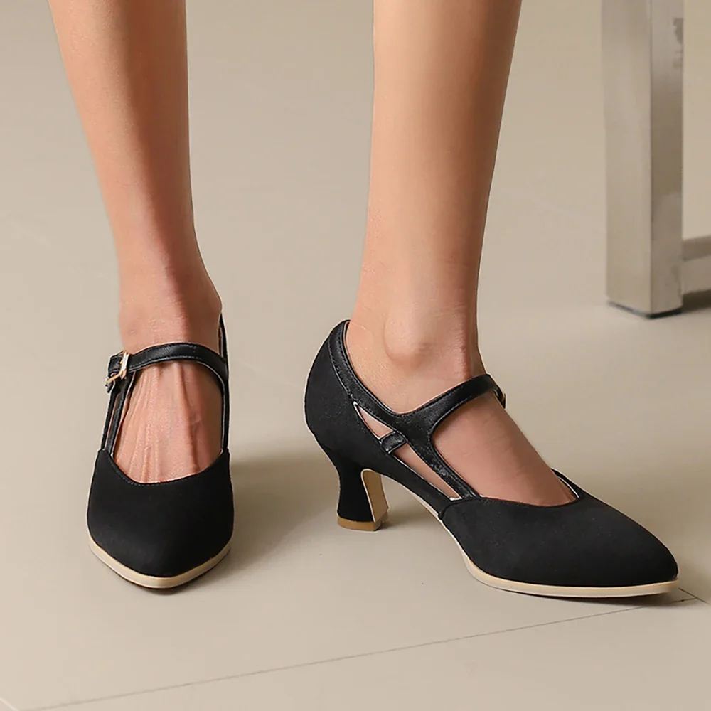 Eleanor Suede Heels - Image 20