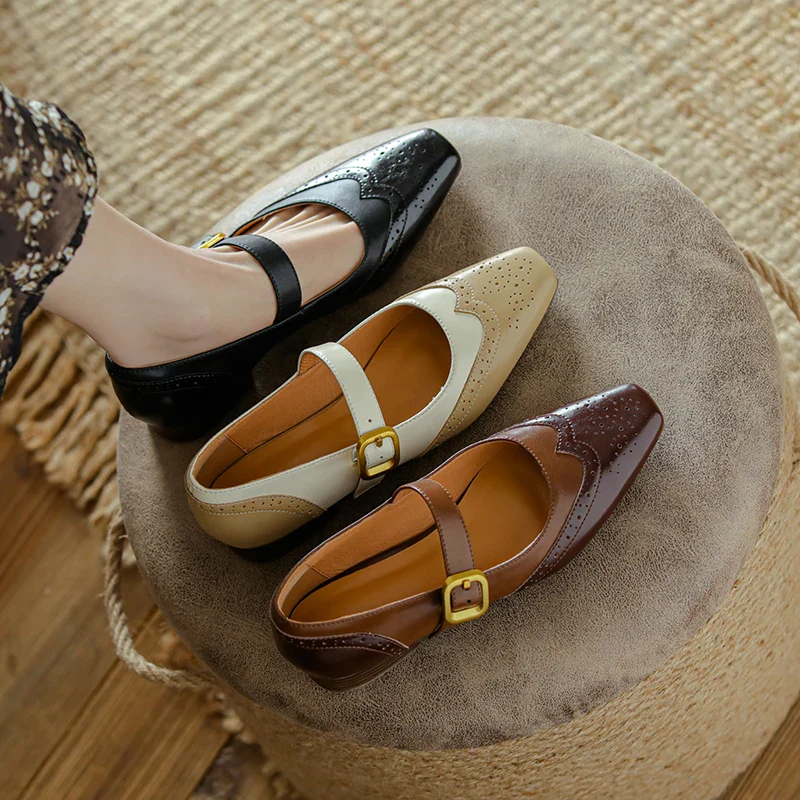 Emilia Leather Flats - Image 9