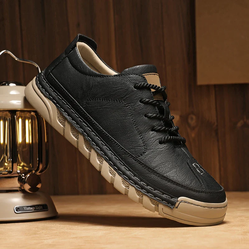 Frontier Leather Sneakers - Image 8