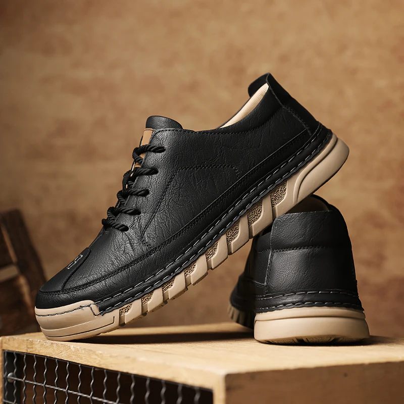 Frontier Leather Sneakers - Image 9