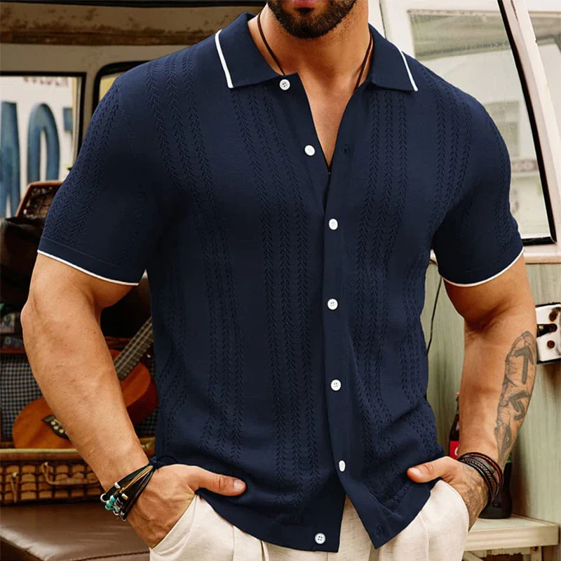 Jacquard Knit Shirt - Image 7