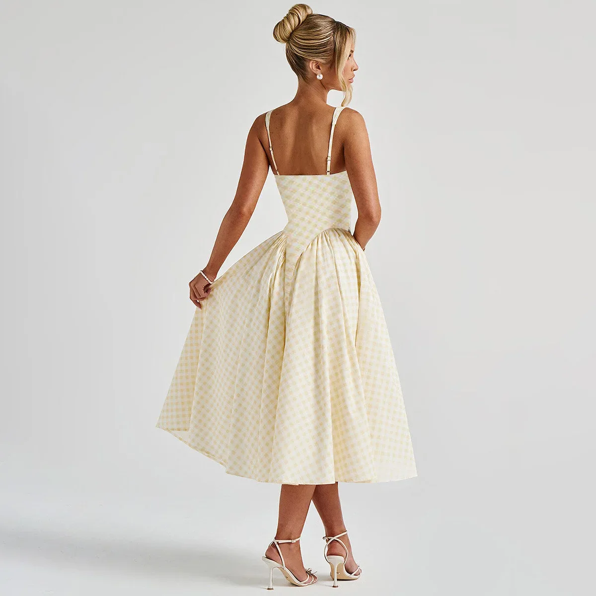 Magnolia Plaid Dress - Image 3