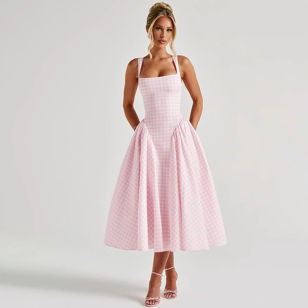 Magnolia Plaid Dress - Image 5