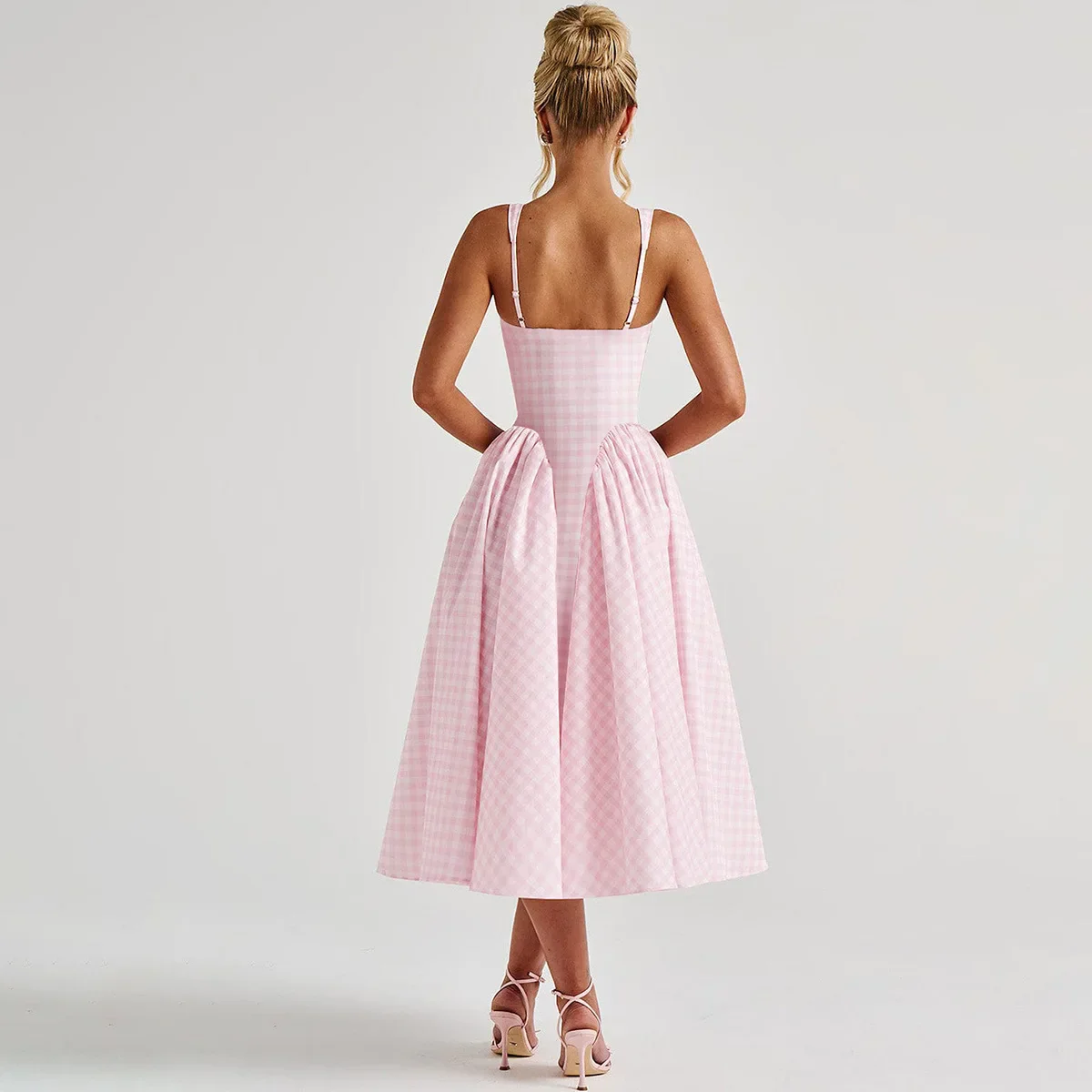 Magnolia Plaid Dress - Image 6