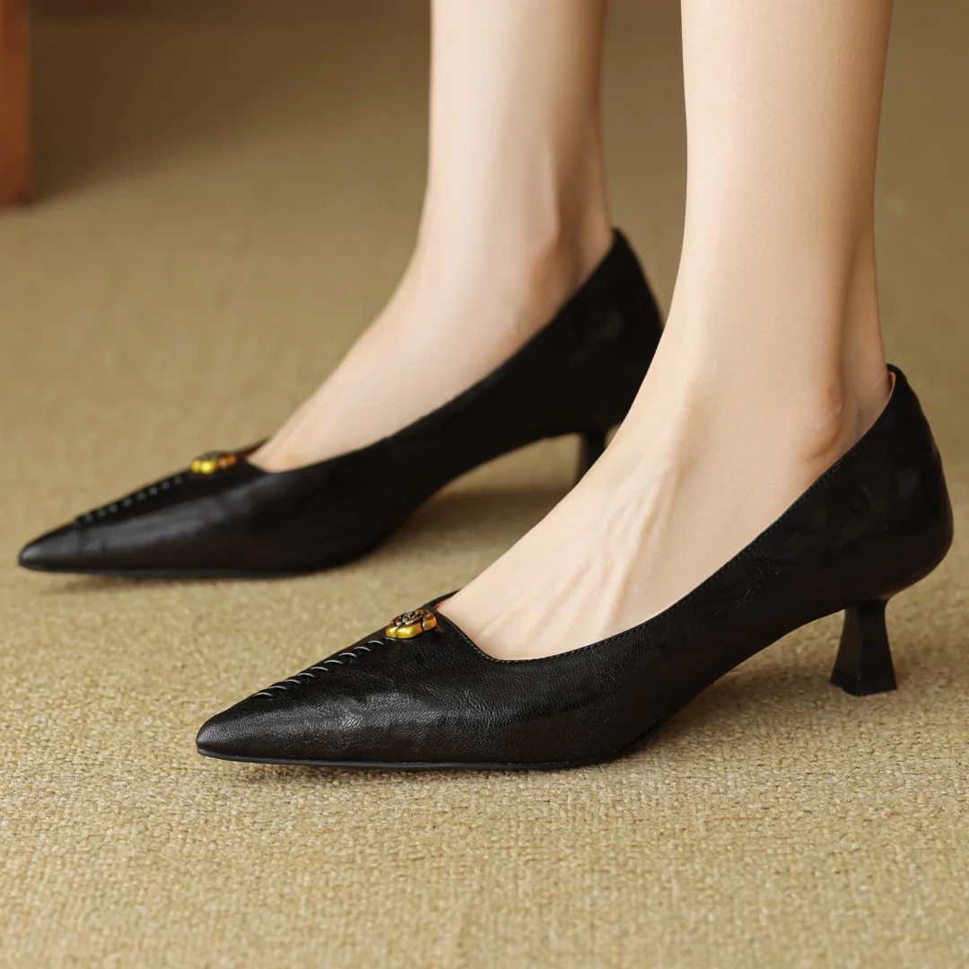 Mary Ann Leather Heels - Image 13