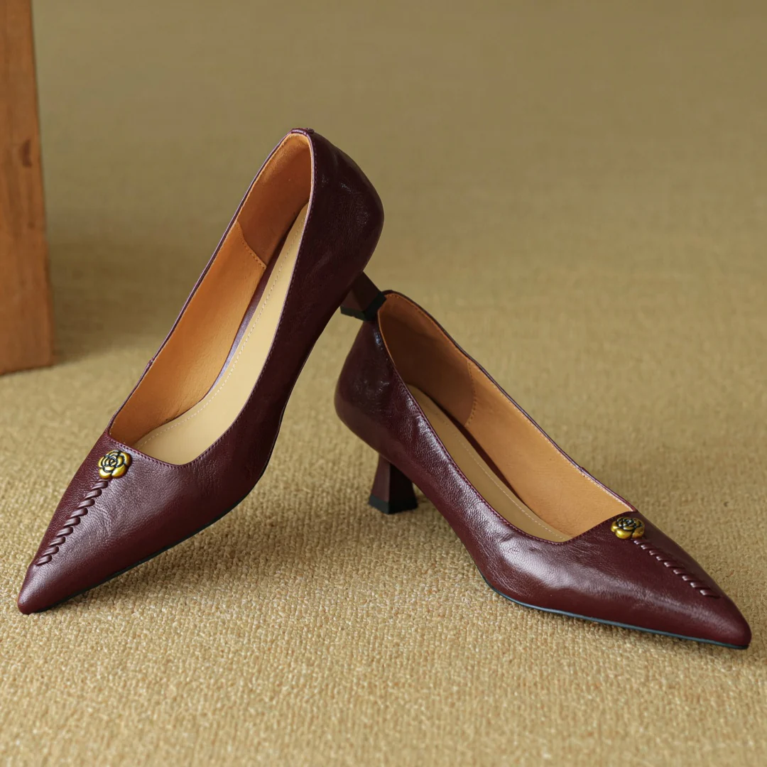 Mary Ann Leather Heels - Image 4