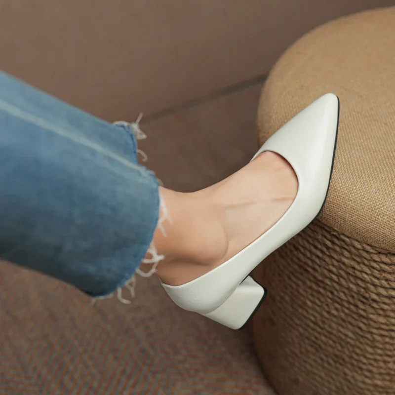 Orlena Leather Heels - Image 4