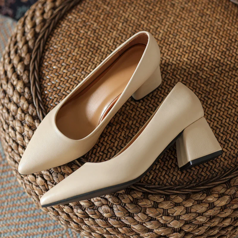 Orlena Leather Heels - Image 7