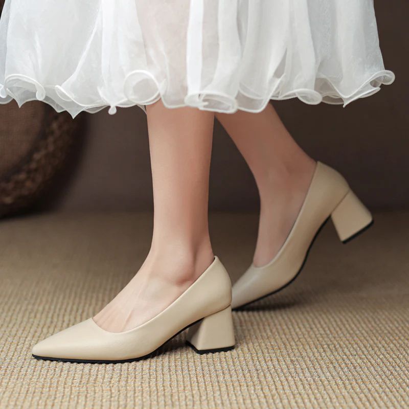 Orlena Leather Heels - Image 8