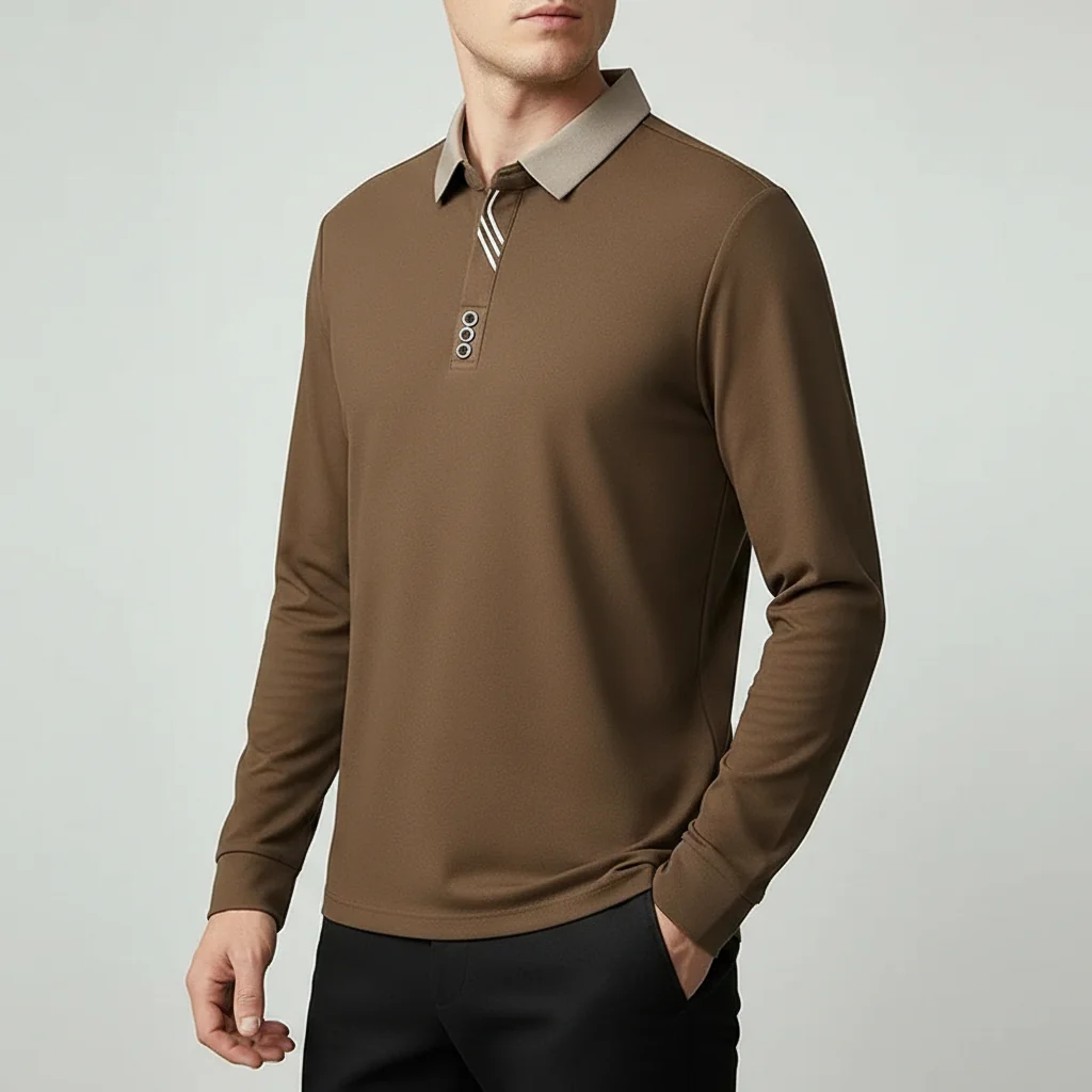 Portofino Long-Sleeve Polo Shirt - Image 13