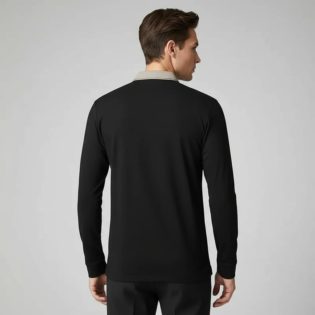 Portofino Long-Sleeve Polo Shirt - Image 19