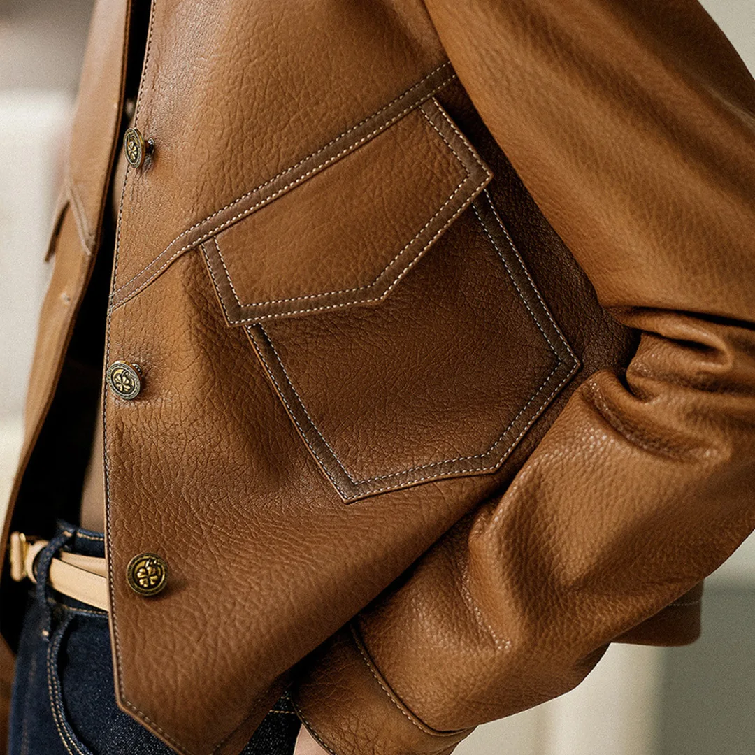 Rebelia Leather Jacket - Image 5