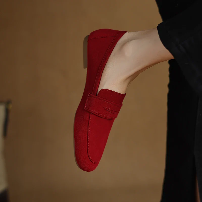 Rosella Suede Loafers - Image 6