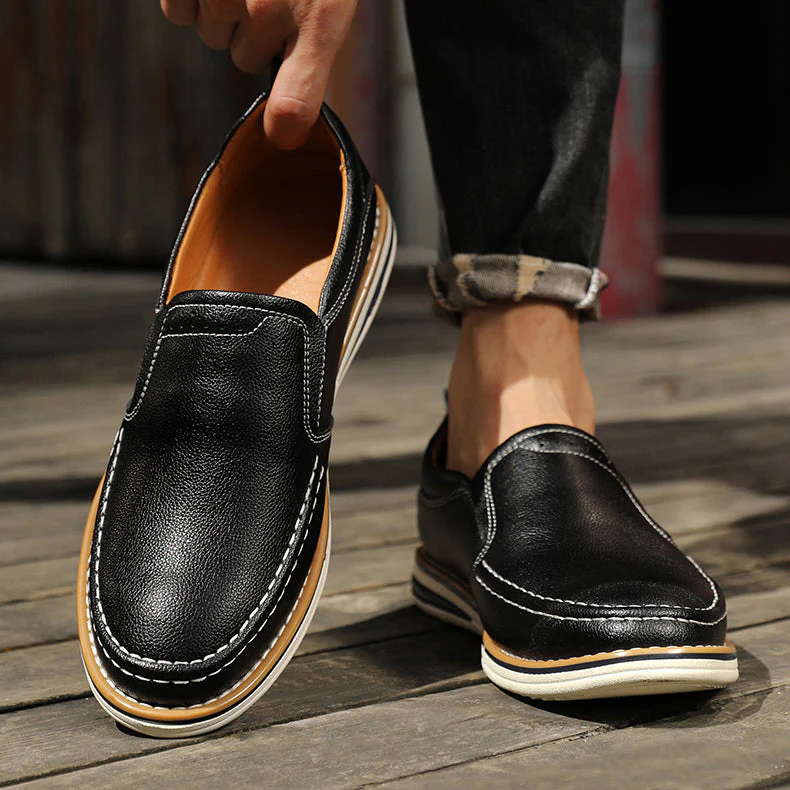Savino Leather Loafers - Image 9