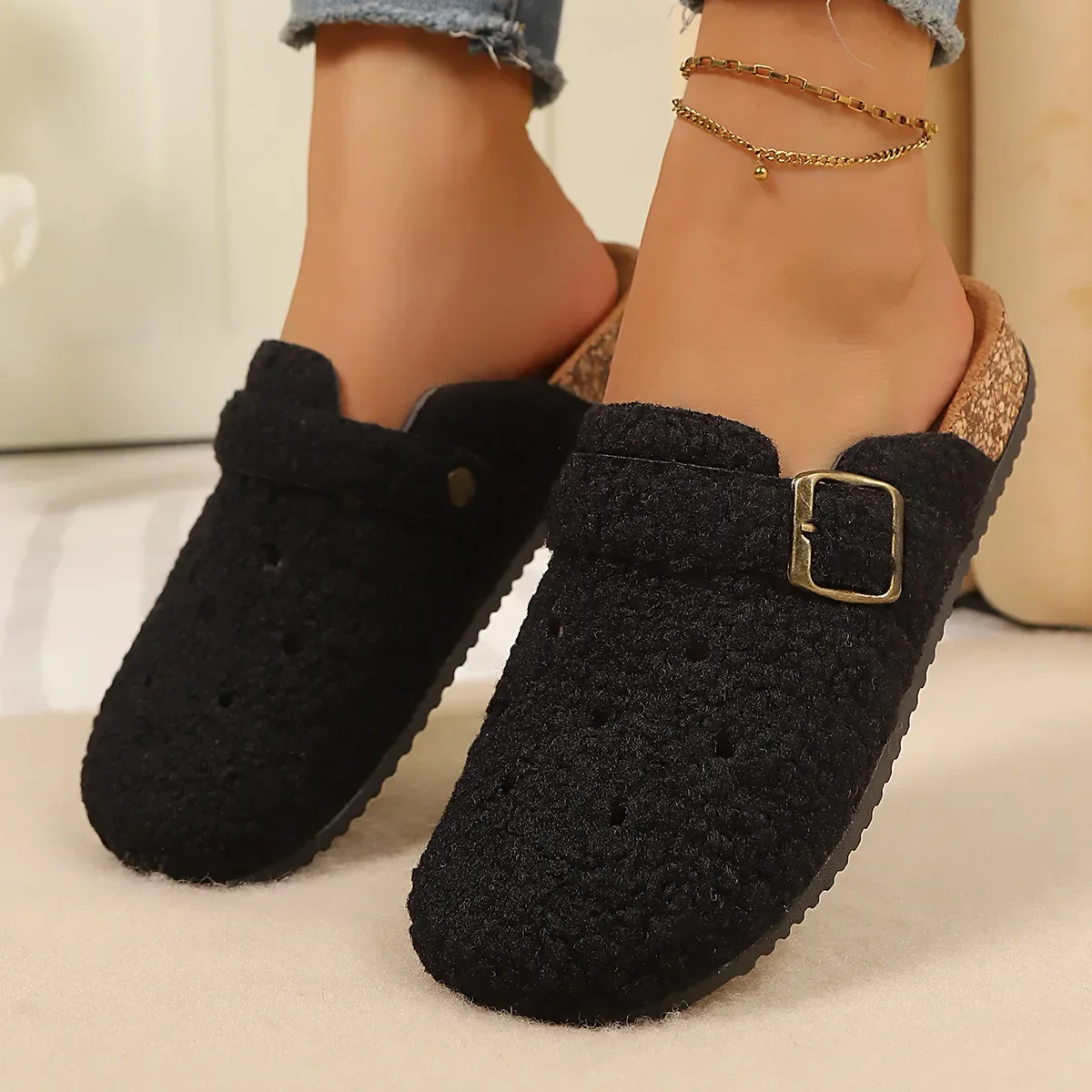 Solace Fleece Clogs - Image 7