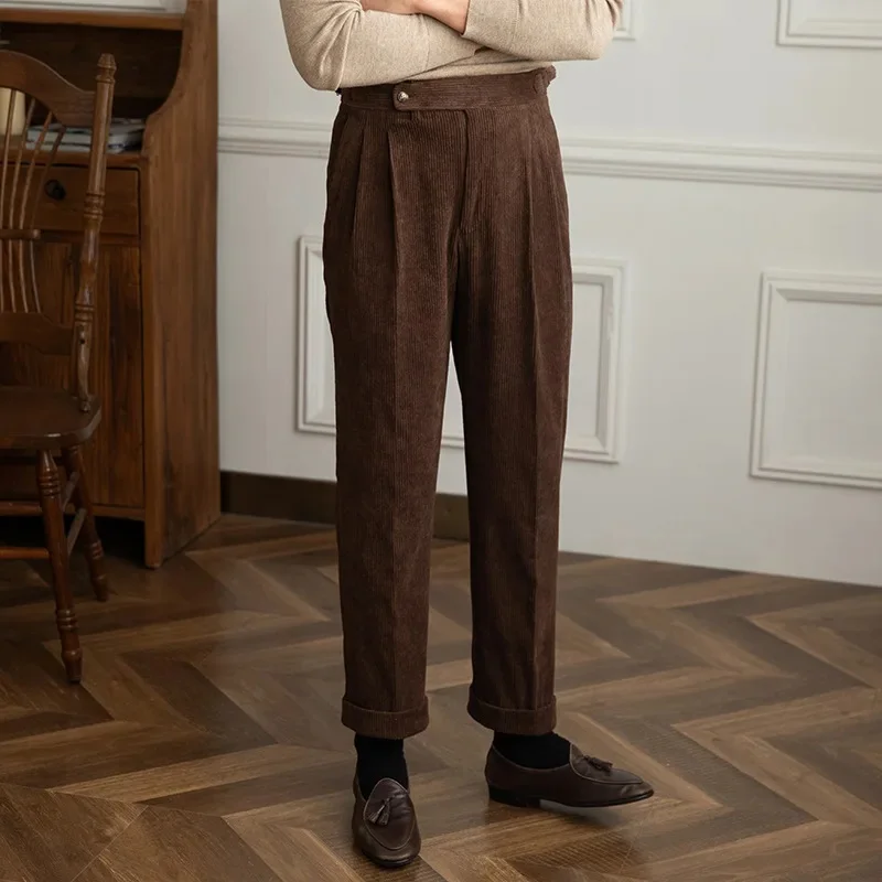 Stratton Corduroy Trousers - Image 7
