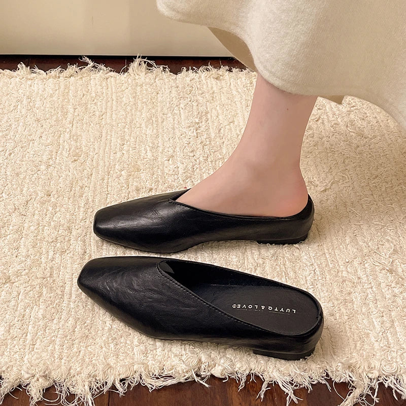 Vale Leather Flats - Image 5