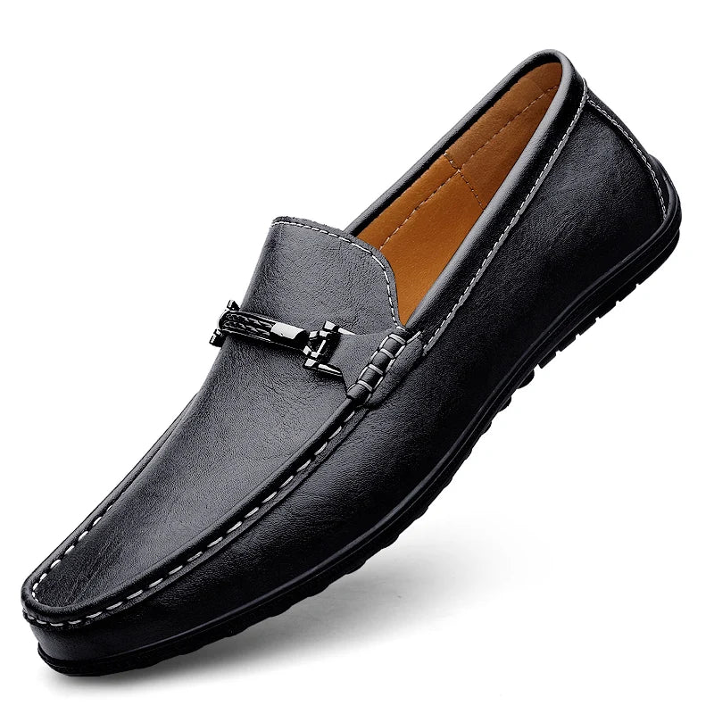 Valente Genuine Leather Loafers - Image 10
