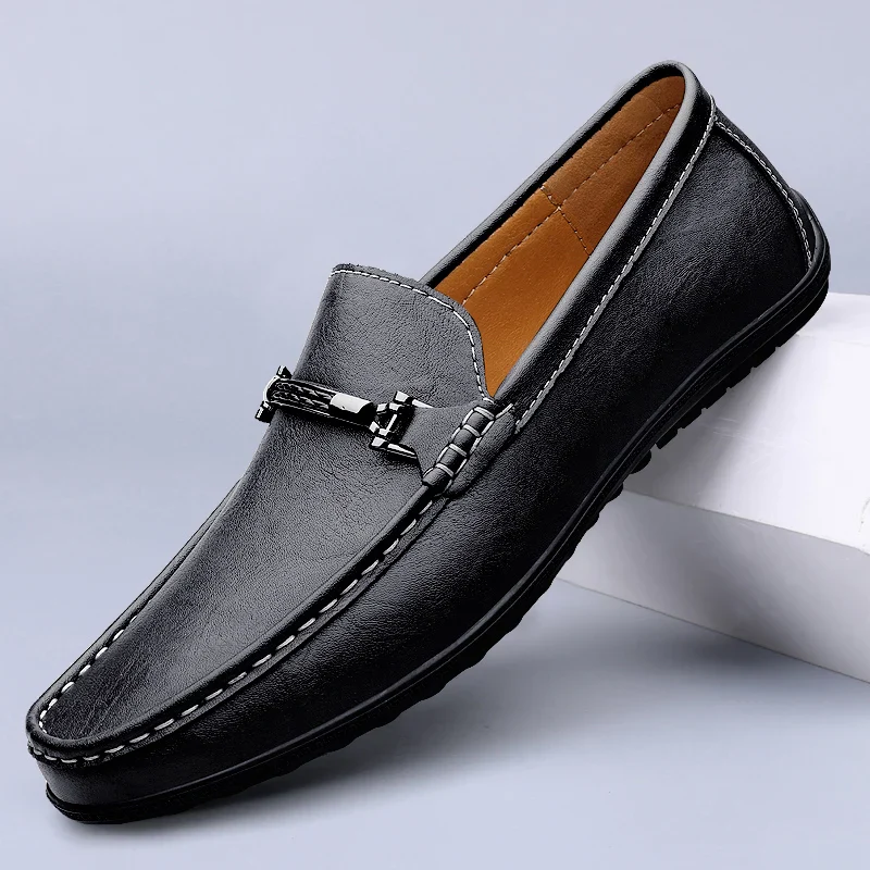 Valente Genuine Leather Loafers - Image 3