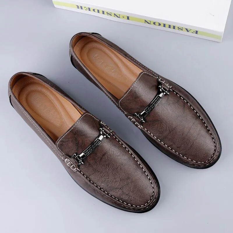Valente Genuine Leather Loafers - Image 6
