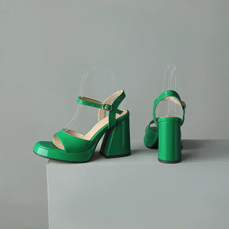 Valetta Gloss Heels - Image 6