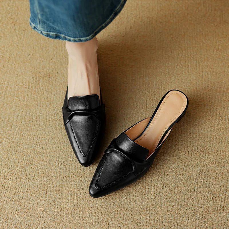 Victoria Leather Mules - Image 11